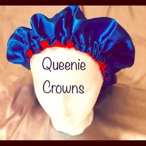 Custom hair bonnets, headbands, and scrunchies